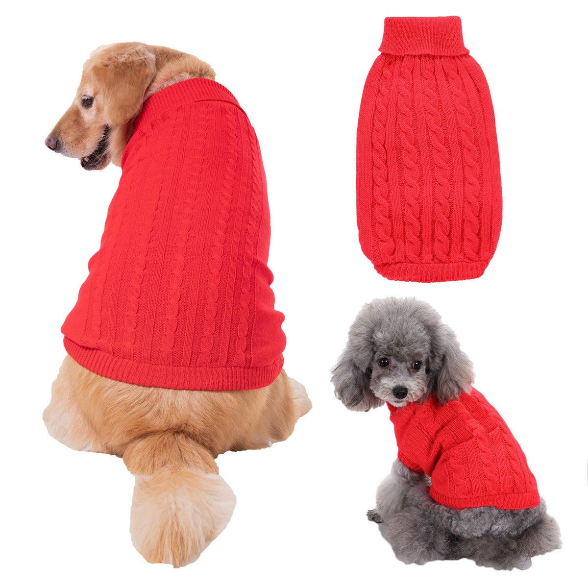Solid Color Puppy Dog Clothes Teddy Bichon Pet Sweater