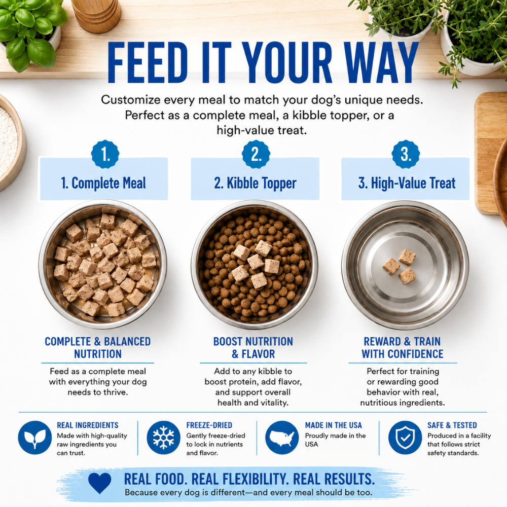 Freeze Dried Bison Recipe for Dogs