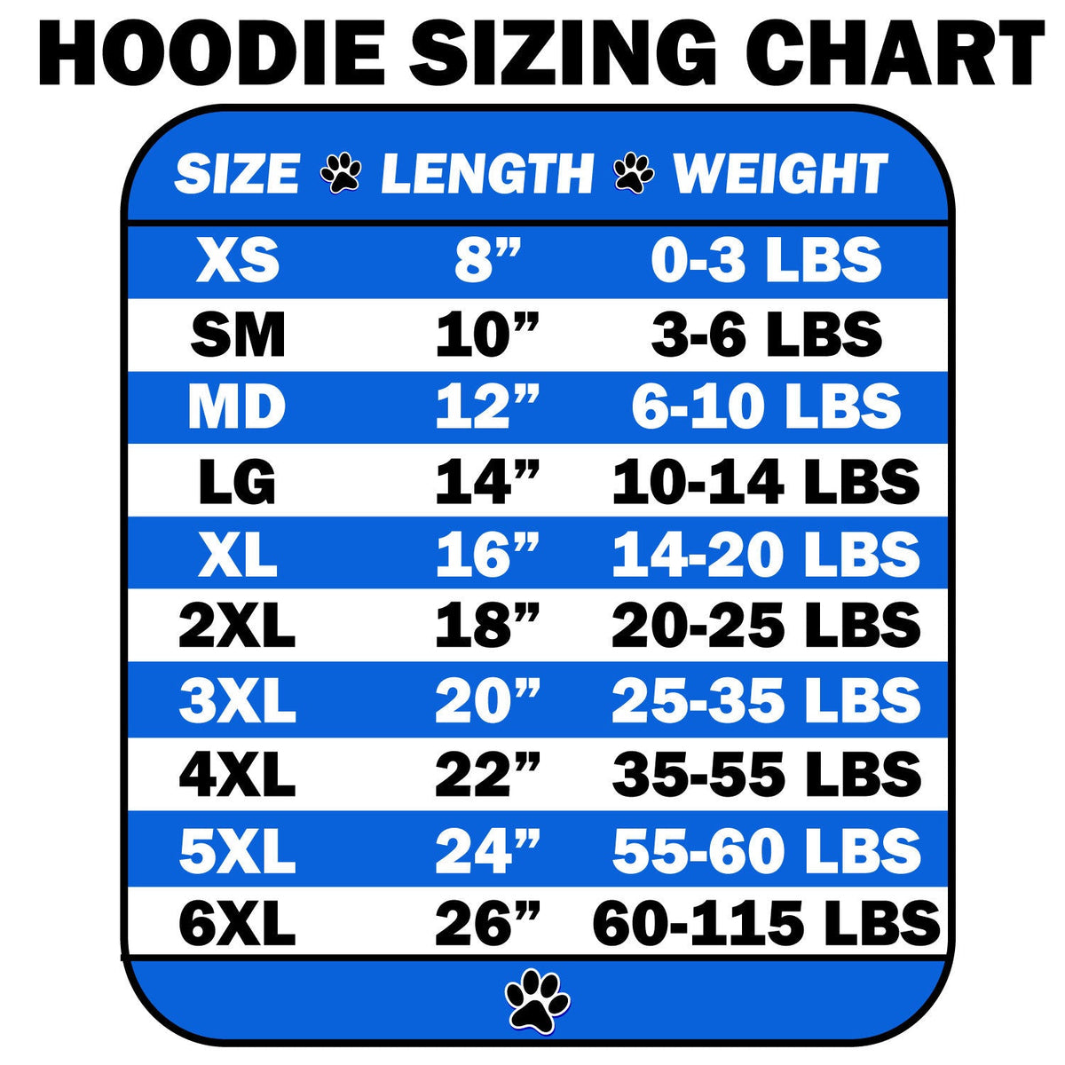 Pet Hoodie "Chevron Paw Print"